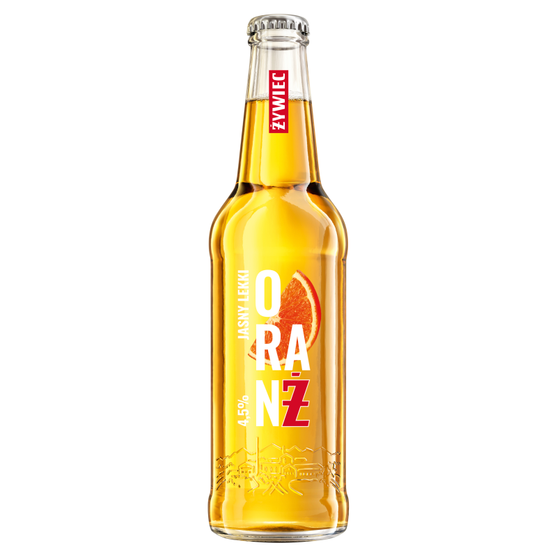 ŻYWIEC Jasny Lekki ORANŻ Piwo (butelka bezzwrotna)