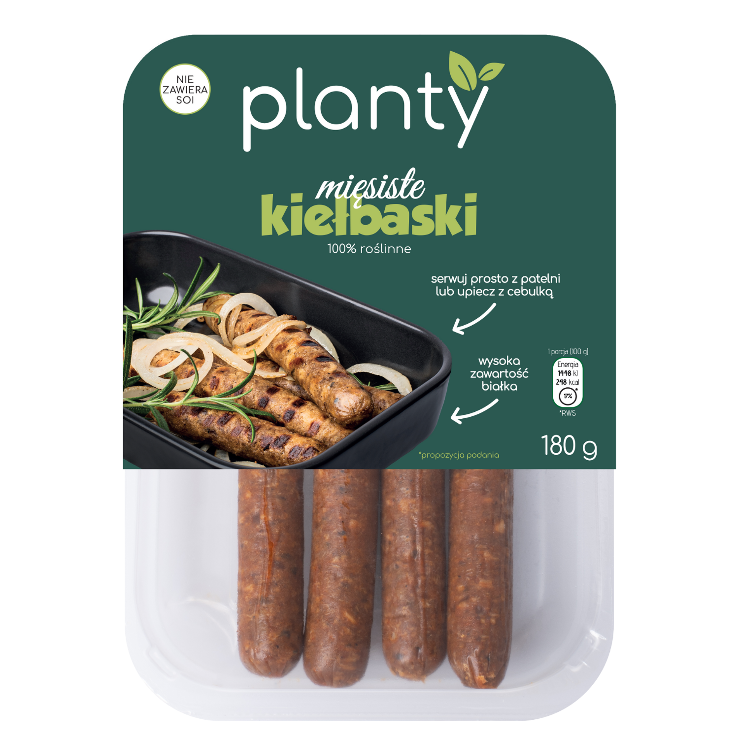 PLANTY Kiełbaska Roślinna Klasyczna