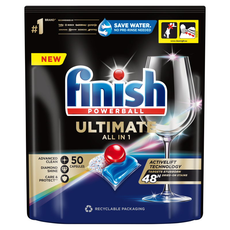 FINISH Ultimate All in 1 Kapsułki do zmywarki Fresh 50 szt. frisco.pl