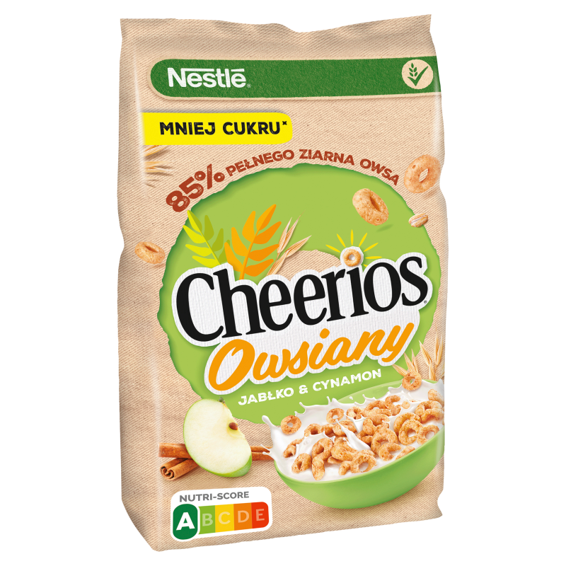 NESTLÉ Cheerios Płatki owsiane- jabłko & cynamon