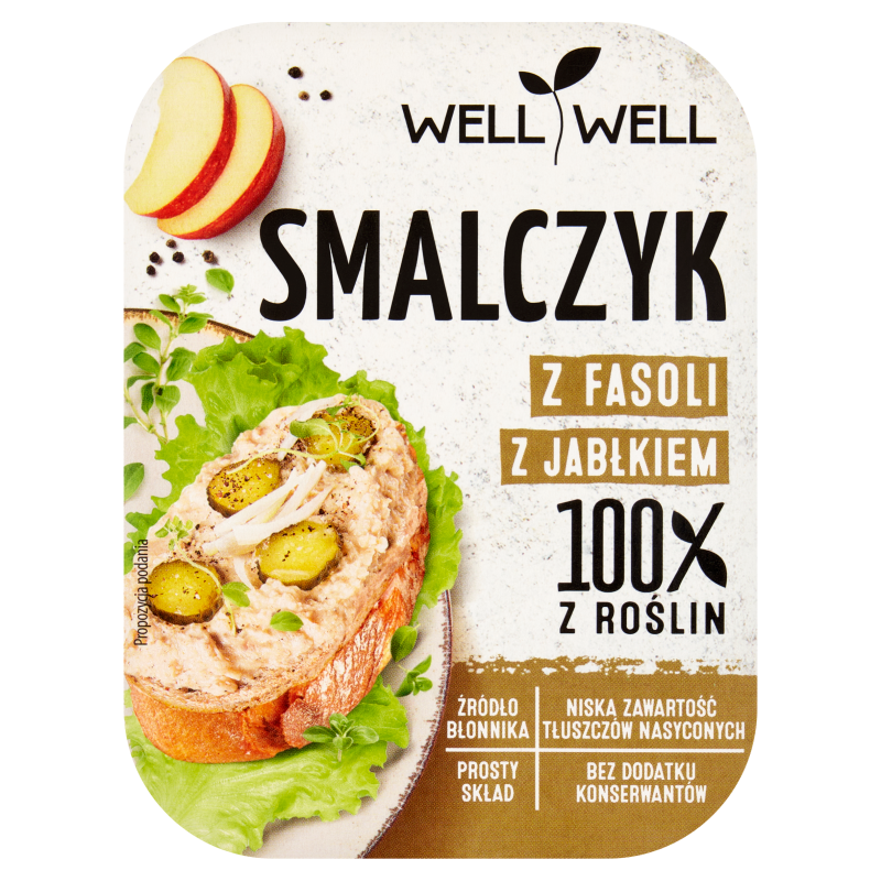 WELL WELL Vege smalczyk z fasoli z jabłkiem i cebulką frisco.pl