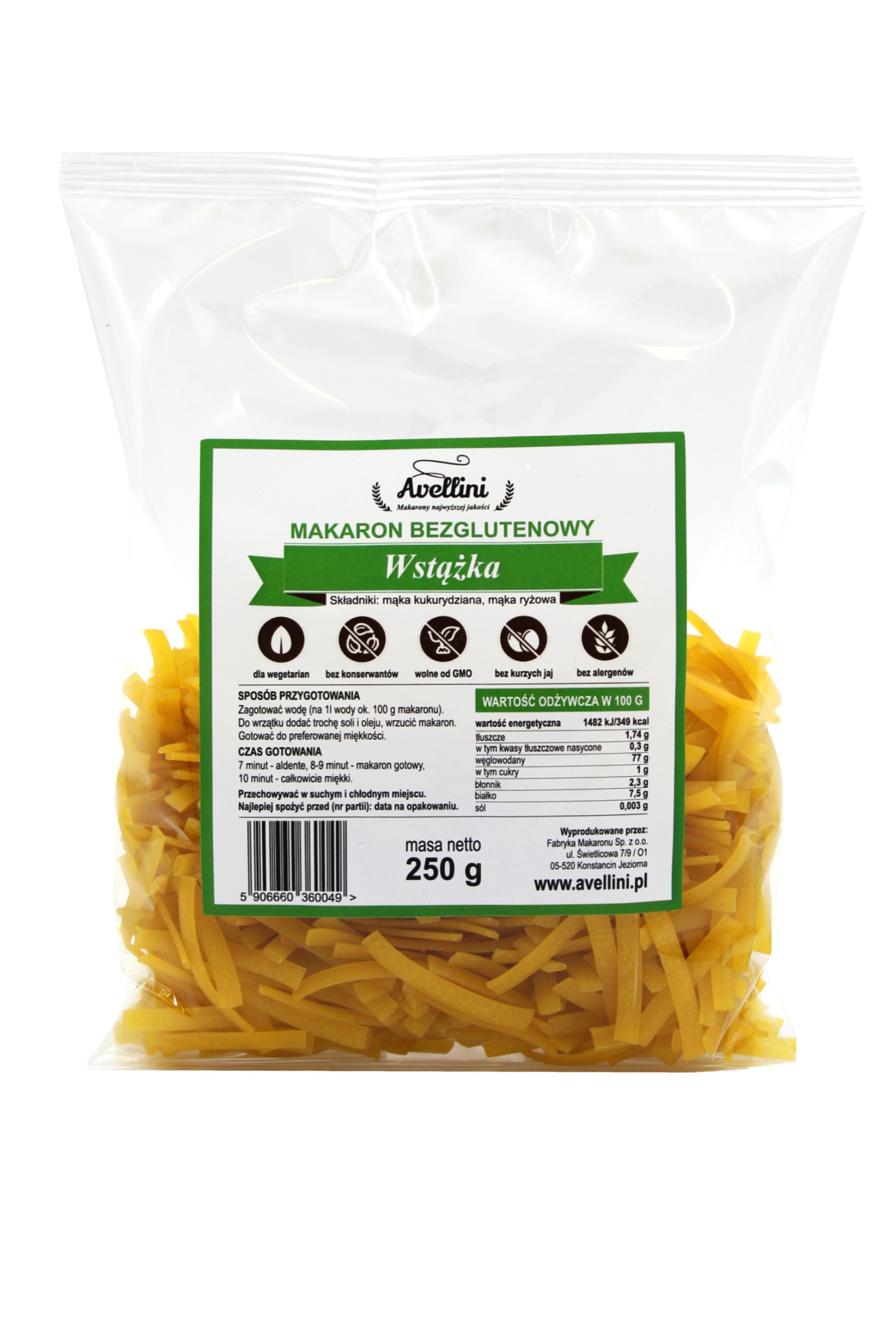 AVELLINI Makaron wstążka bezglutenow