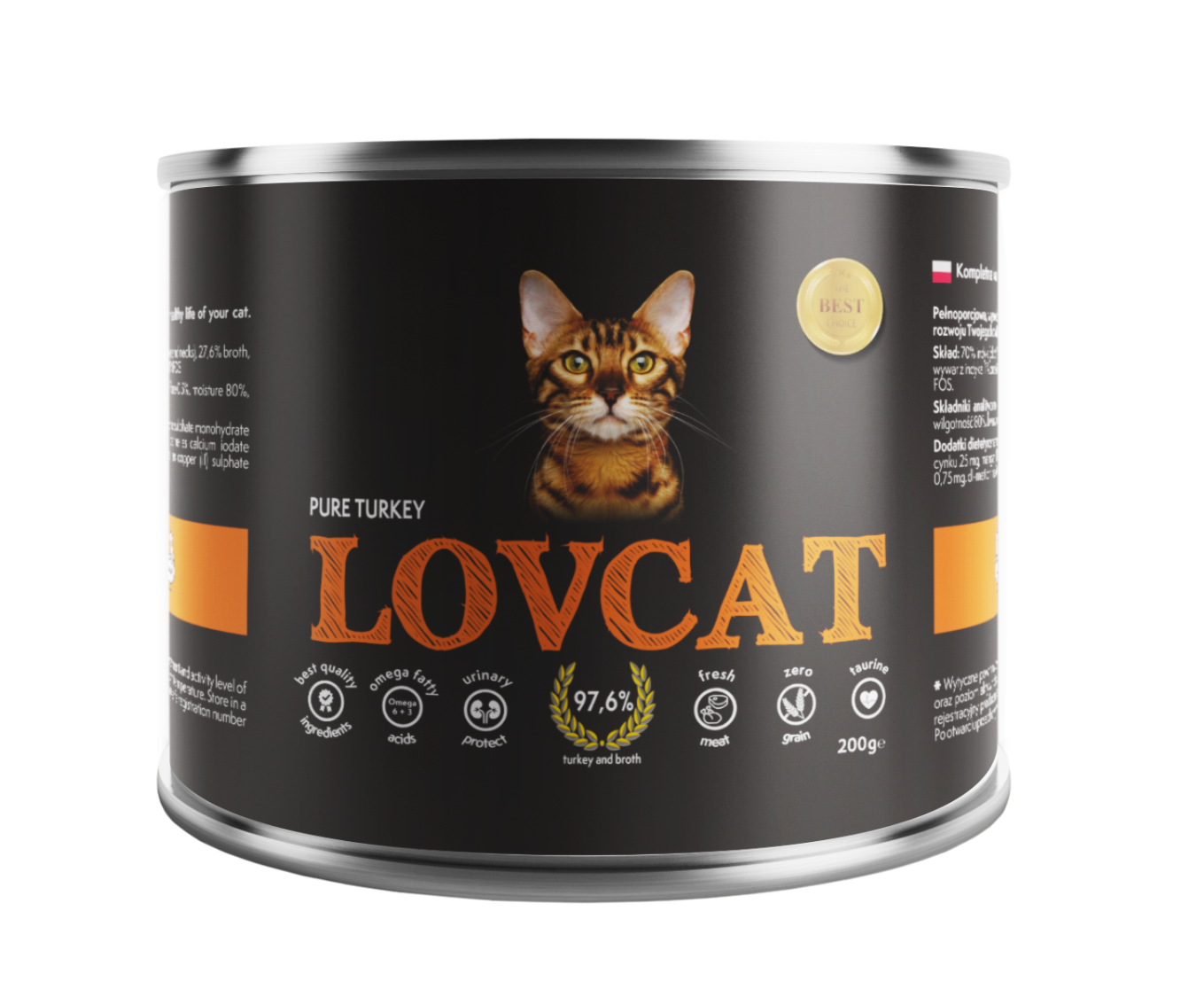 LOVCAT Wysokomięsna karma dla kotów - indyk
