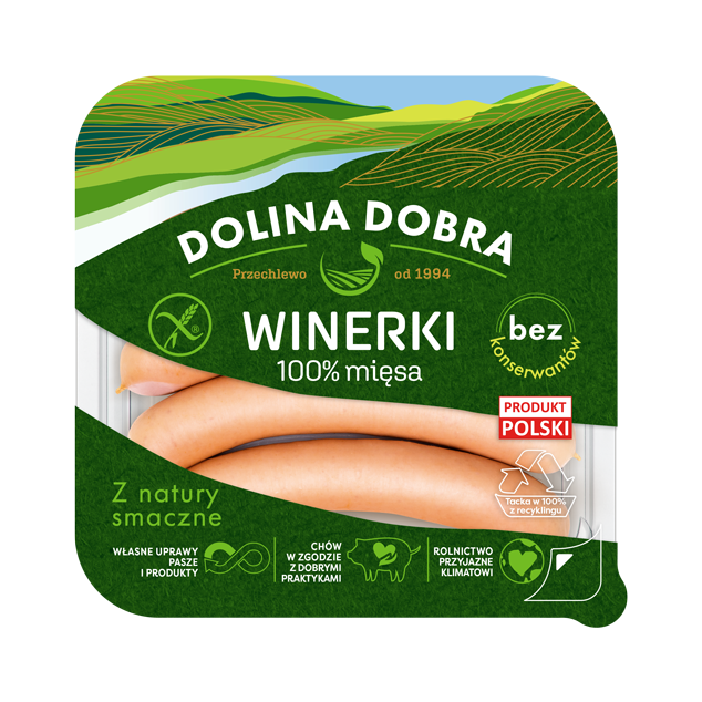 DOLINA DOBRA Winerki 100% mięsa bez konserwantów frisco.pl