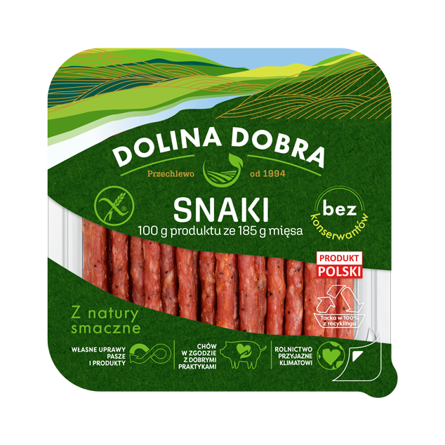 DOLINA DOBRA Snacki bez konserwantów