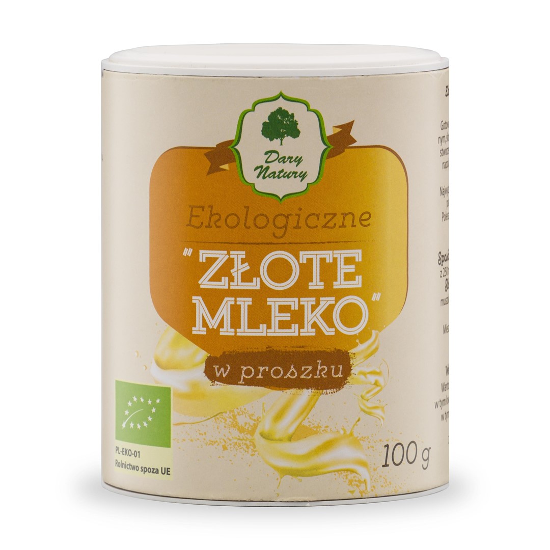 DARY NATURY Mieszanka przypraw do mleka Złote Mleko BIO