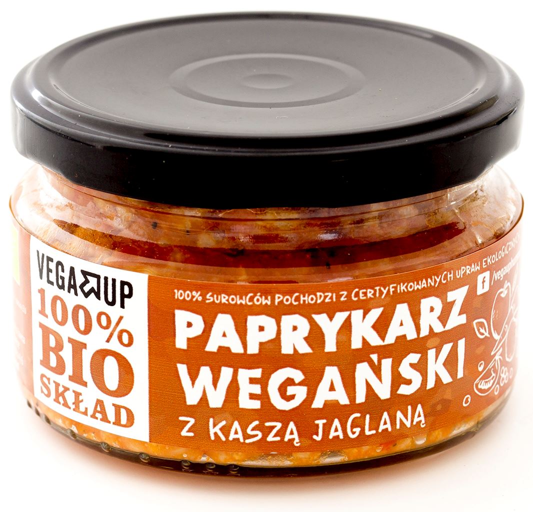 VEGA UP Paprykarz wegański z kaszą jaglaną BIO