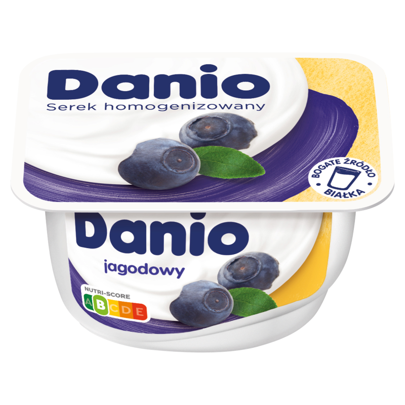 DANIO Serek homogenizowany jagodowy