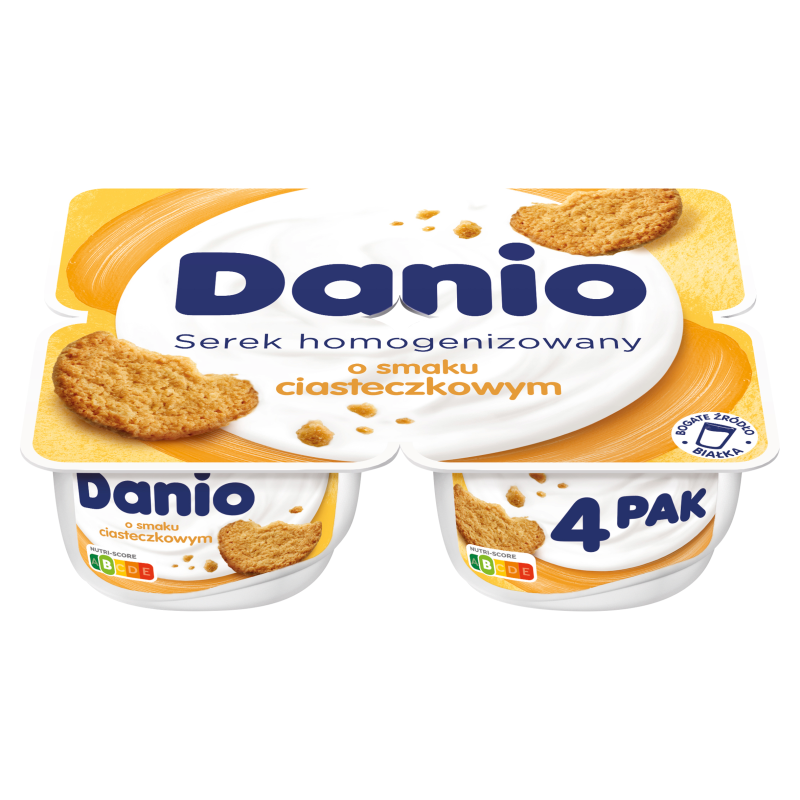 DANIO Serek homogenizowany ciasteczkowy (4x130g) frisco.pl