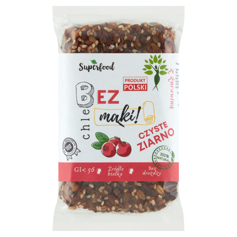 CHLEB BEZ MĄKI Chleb z żurawiną
