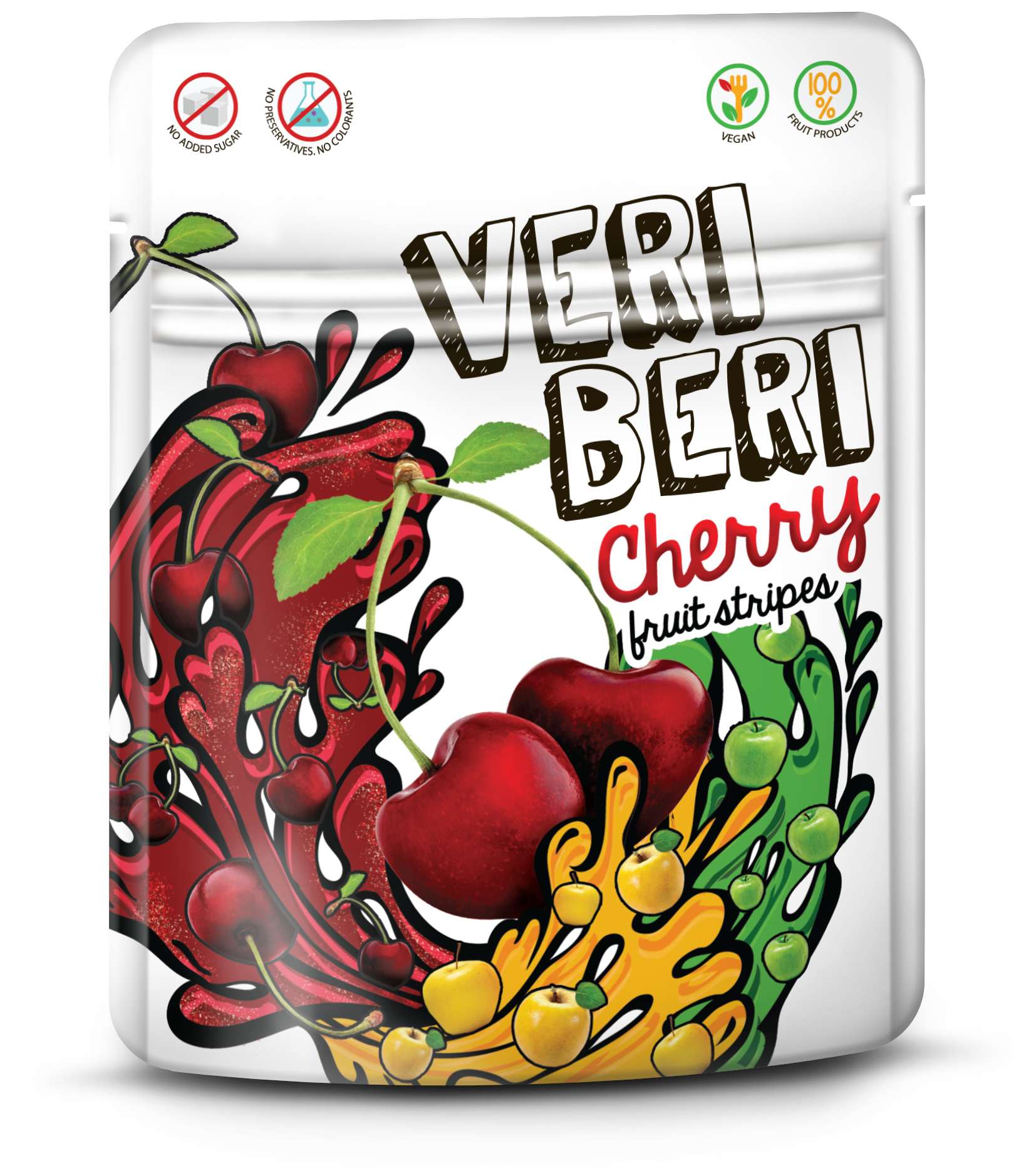 VERI BERI Bezglutenowe żelki wiśniowe