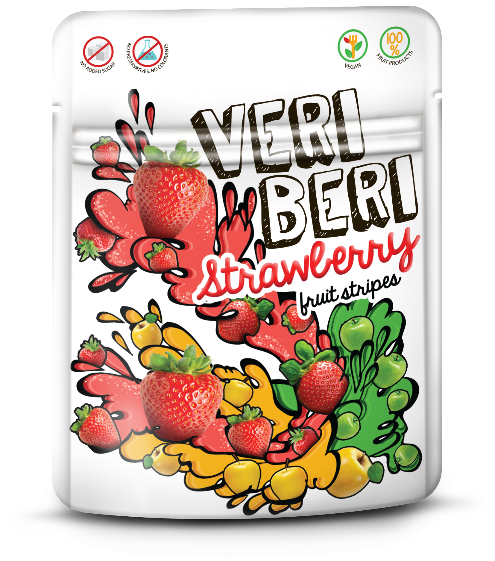 VERI BERI Bezglutenowe żelki truskawkowe