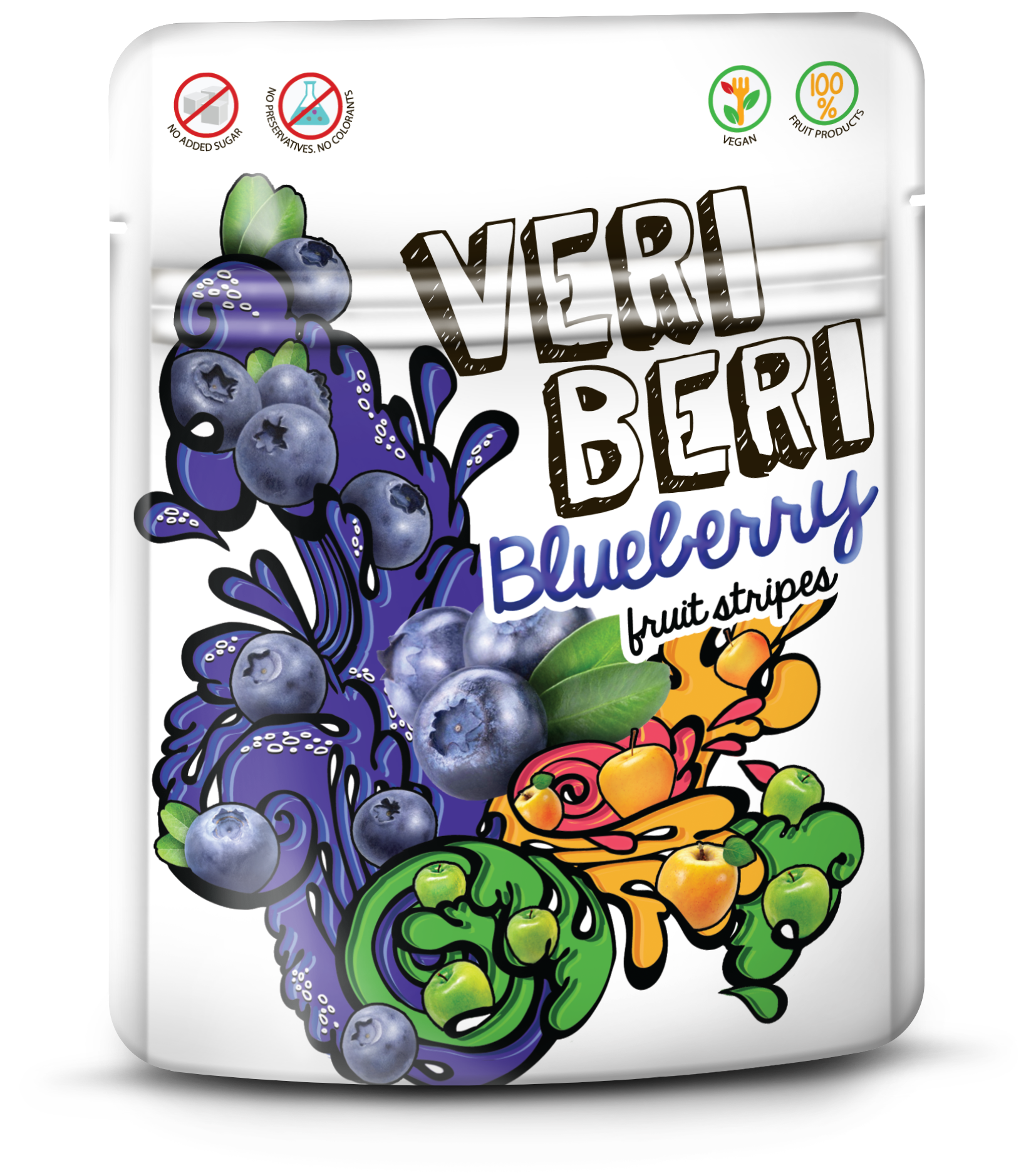 VERI BERI Bezglutenowe żelki jagodowe