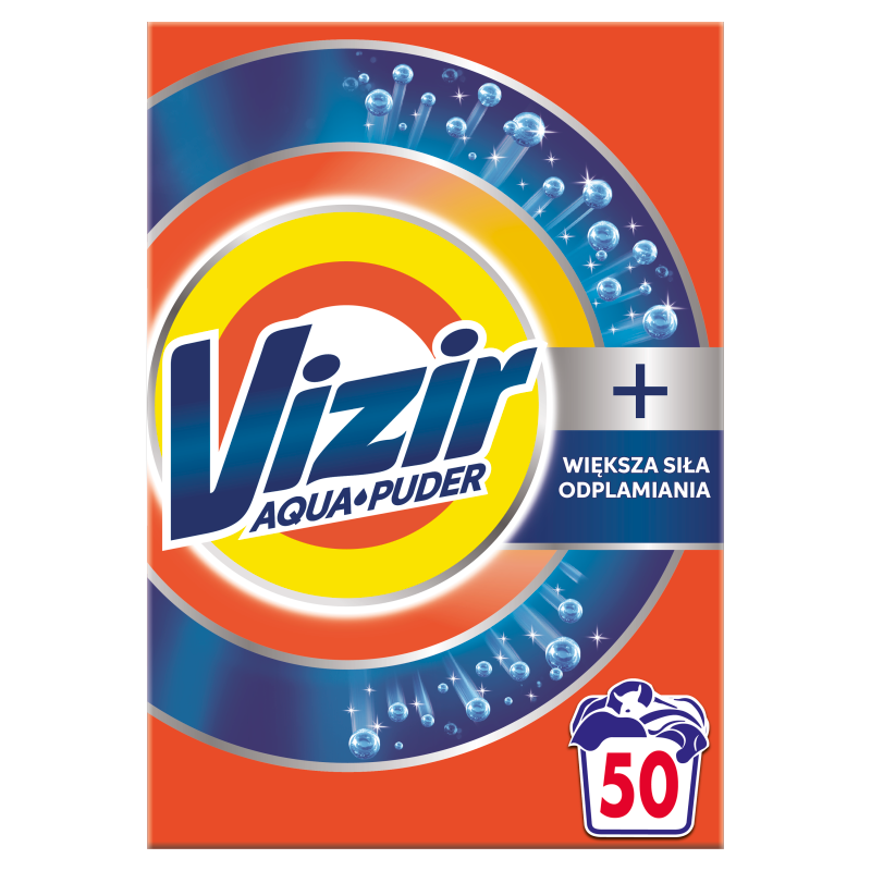 VIZIR Aqua Puder Proszek do prania białych tkanin + zwiększona siła odplamiania frisco.pl