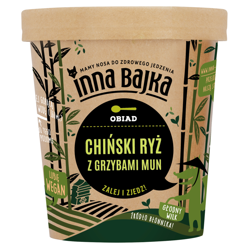 INNA BAJKA Obiad - chiński ryż z grzybami mun