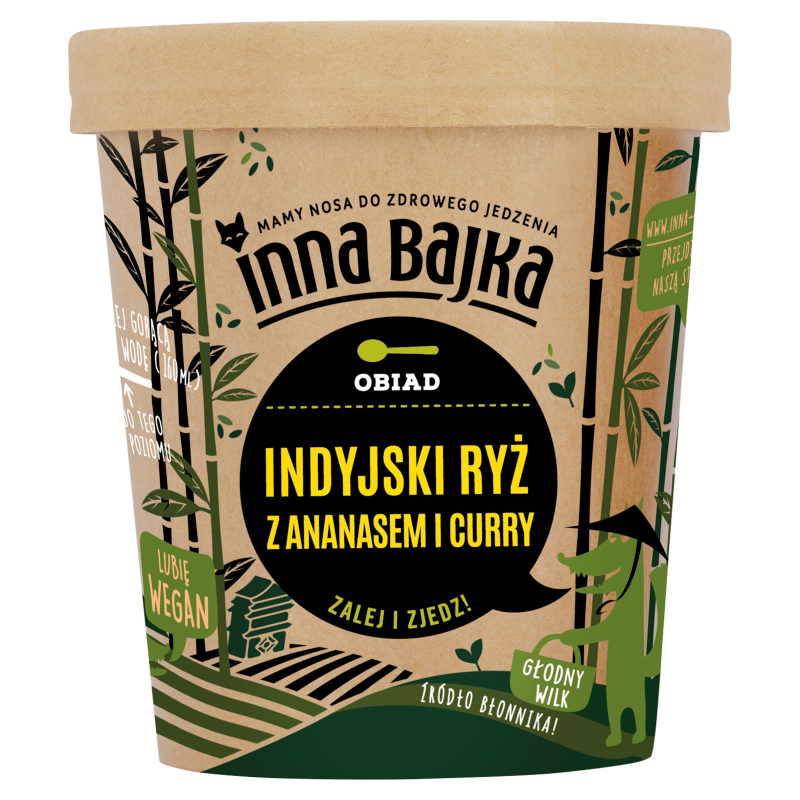 INNA BAJKA Obiad - indyjski ryż z ananasem i curry