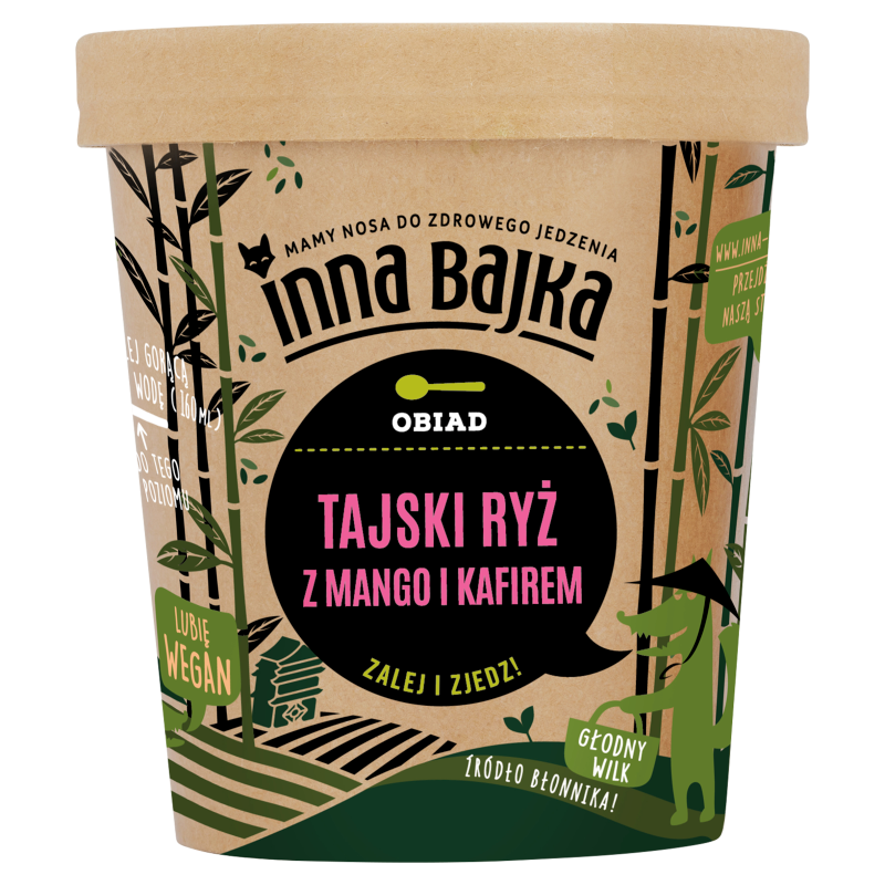 INNA BAJKA Obiad - tajski ryż z mango i kafirem