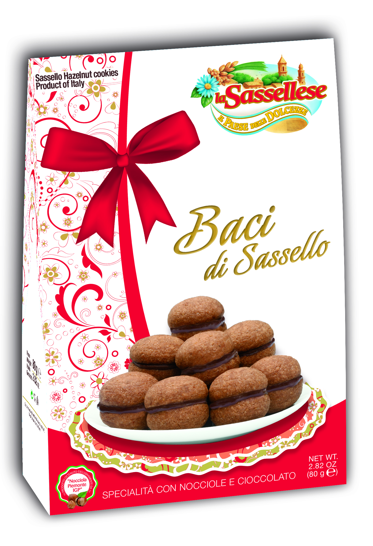 LA SASSELLESE Ciasteczka orzechowe Baci
