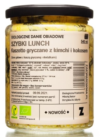 ZAKWASOWNIA Kaszotto gryczane z kimch i kokosem