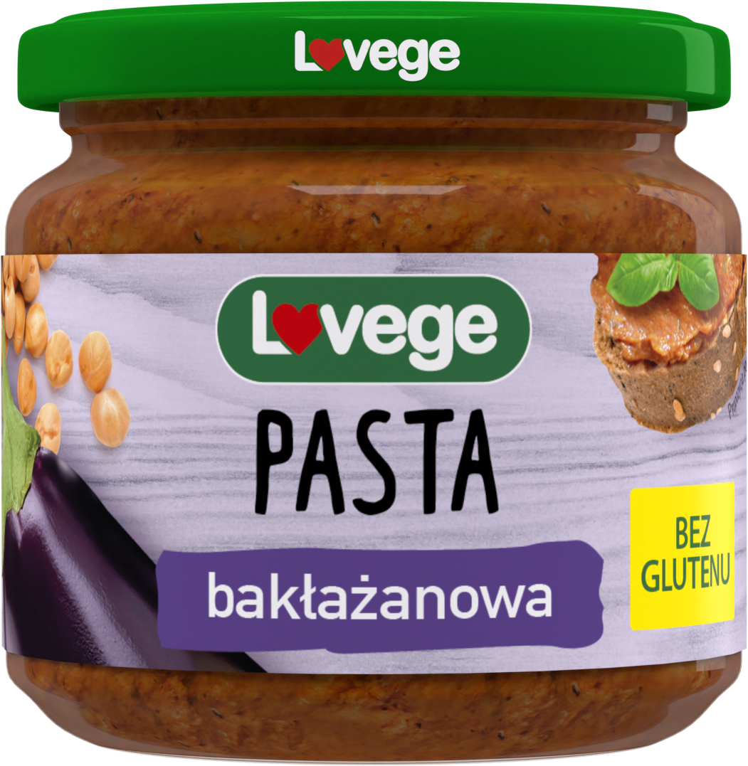 LOVEGE Pasta bakłażanowa bezglutenowa frisco.pl