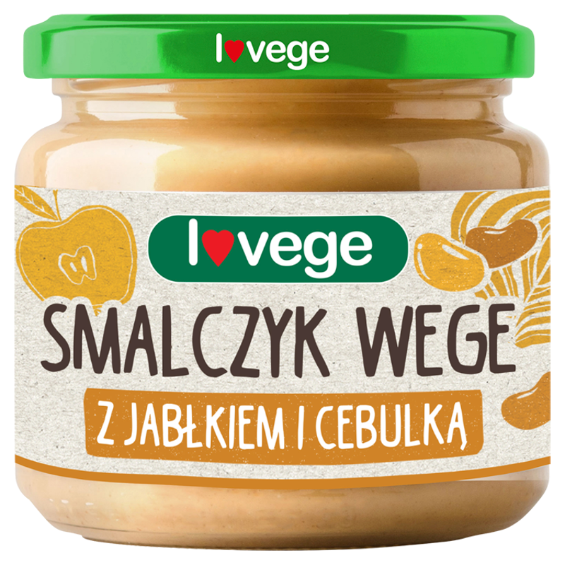 LOVEGE Smalczyk wegański z jabłkiem i cebulką bezglutenowy frisco.pl