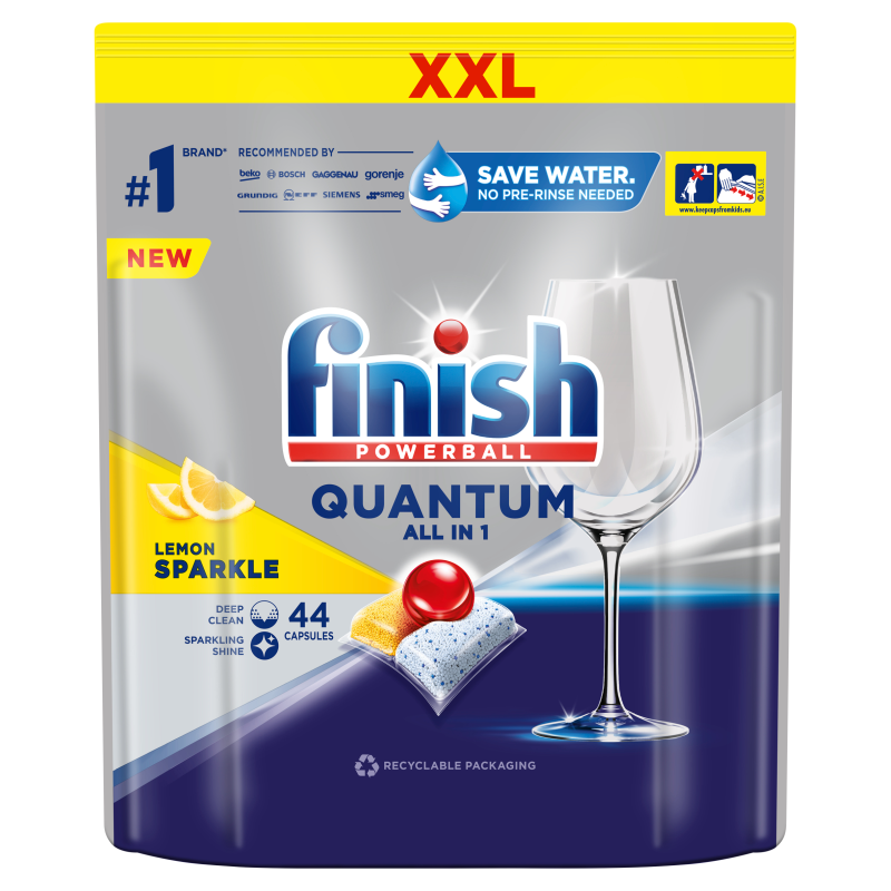 FINISH Quantum All in 1 Kapsułki do zmywarki Cytrynowe 44 szt. frisco.pl