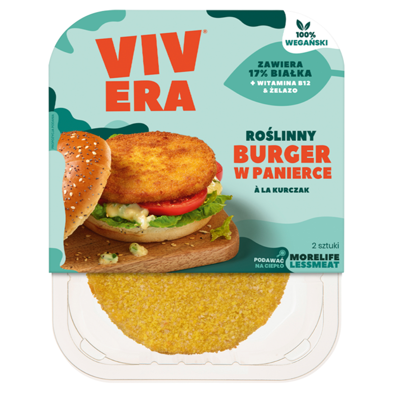 VIVERA Roślinne Burgery w panierce a la kurczak
