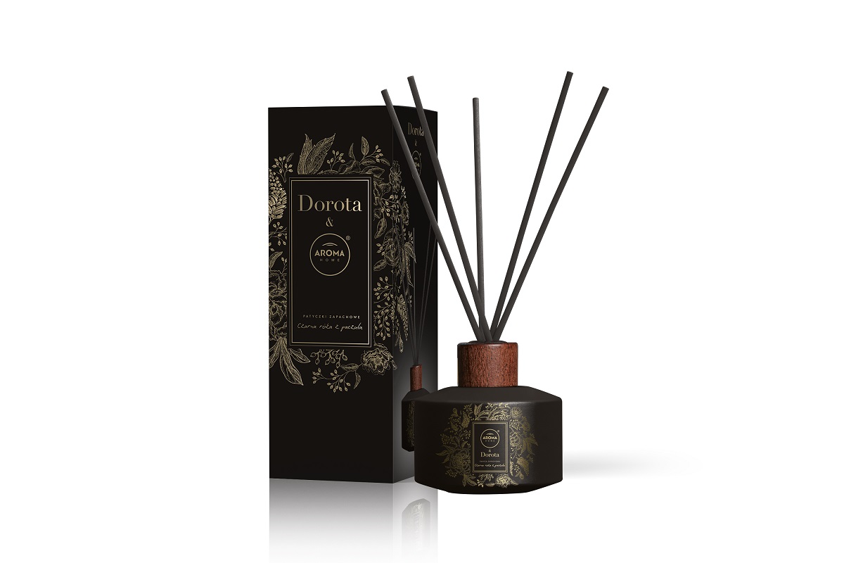 AROMA HOME Patyczki zapachowe Czarna róża z paczulą