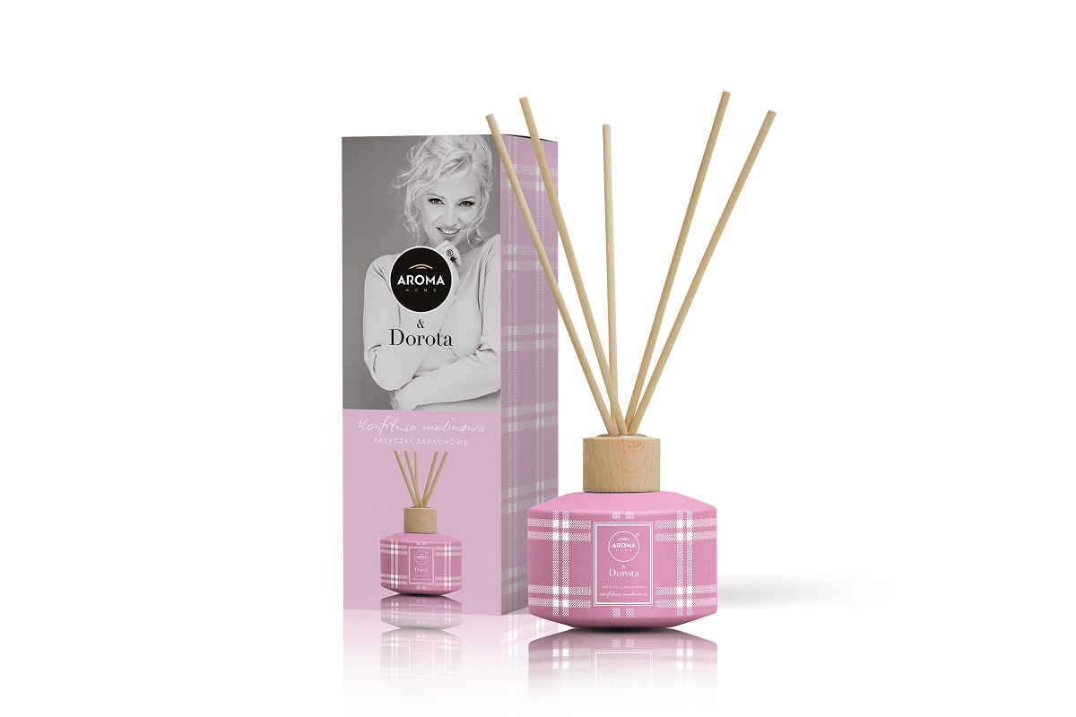 AROMA HOME Patyczki zapachowe Konfitura Malinowa