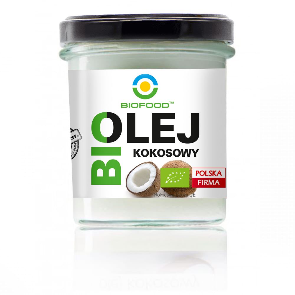 BIO FOOD Olej kokosowy rafinowany BIO