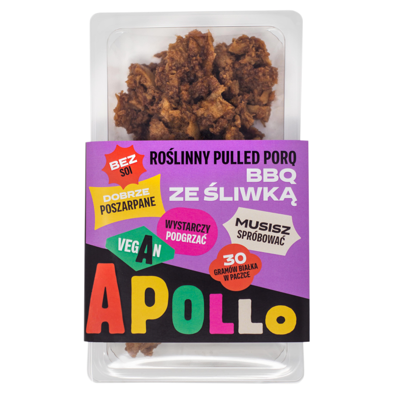 APOLLO Roślinny Qurczak Pulled PorQ BBQ ze śliwką