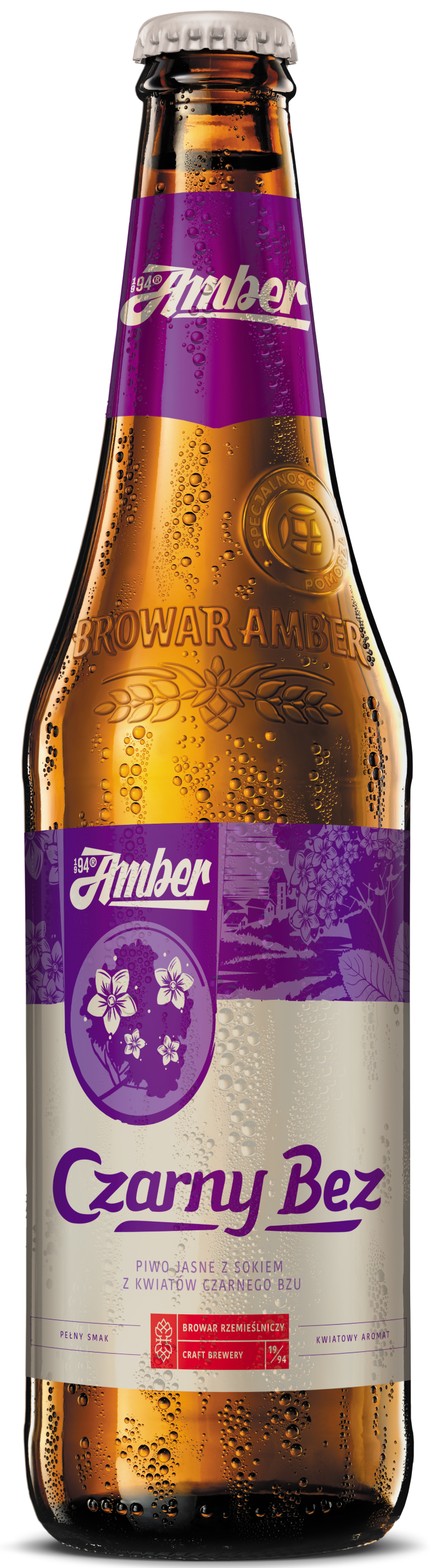 AMBER Czarny bez (butelka bezzwrotna)