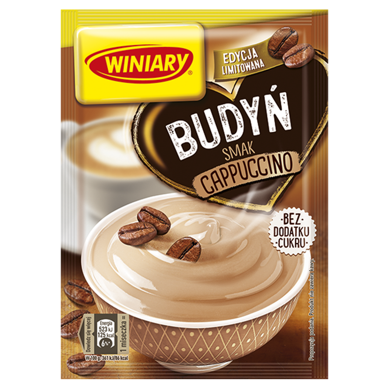WINIARY Budyń o smaku cappuccino (bez cukru) frisco.pl