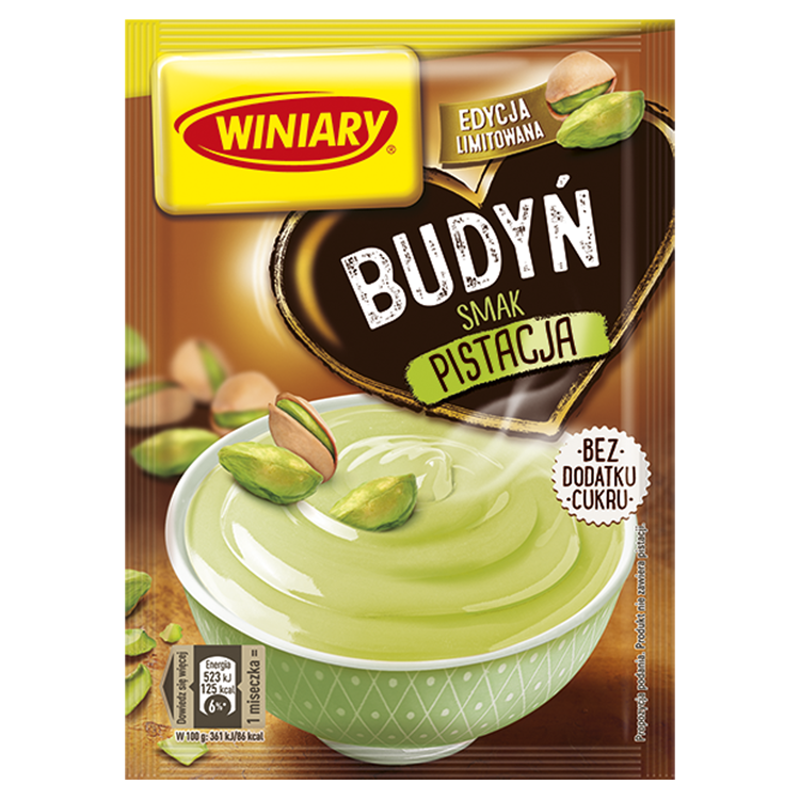 WINIARY Budyń o smaku pistacjowym (bez cukru) frisco.pl