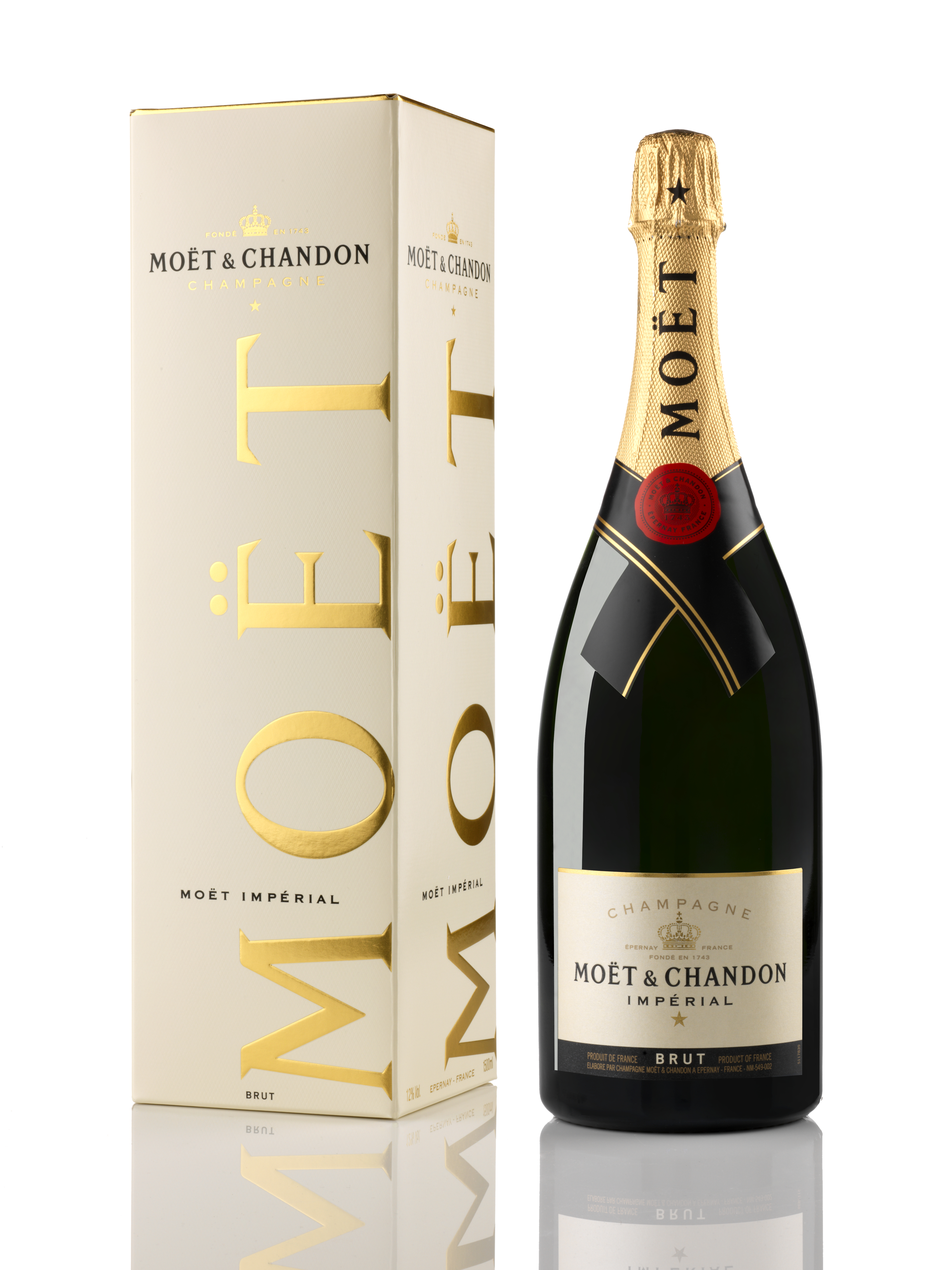 MOET & CHANDON Brut Imperial szampan w kartoniku