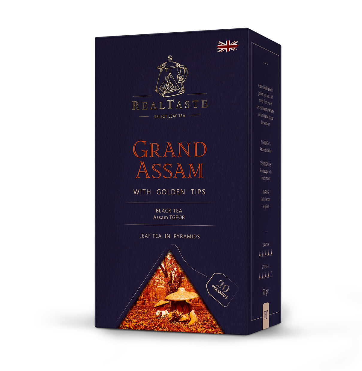 RealTaste Herbata czarna Assam 20 torebek ex.