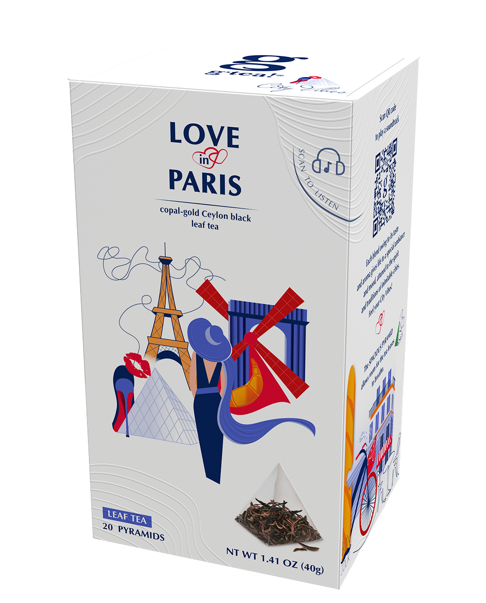G'TEA! Love in Paris - herbata Gold Ceylon 20 torebek ex.