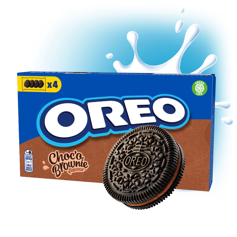 OREO Choc'o Brownie Ciastka z nadzieniem o smaku brownie frisco.pl