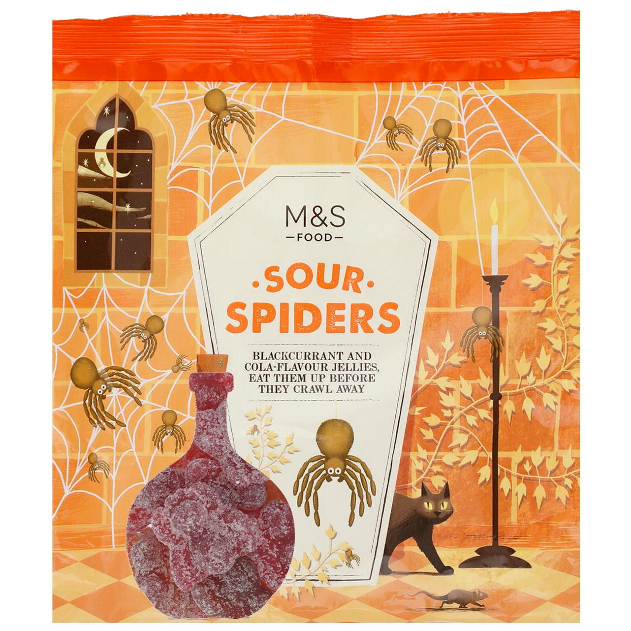 MARKS & SPENCER Żelki o smaku owocowym Halloween