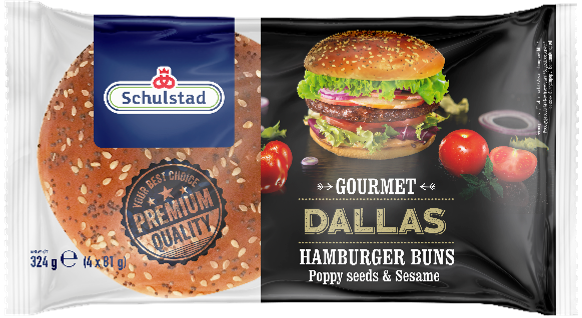 SCHULSTAD Dallas hamburger 4 szt