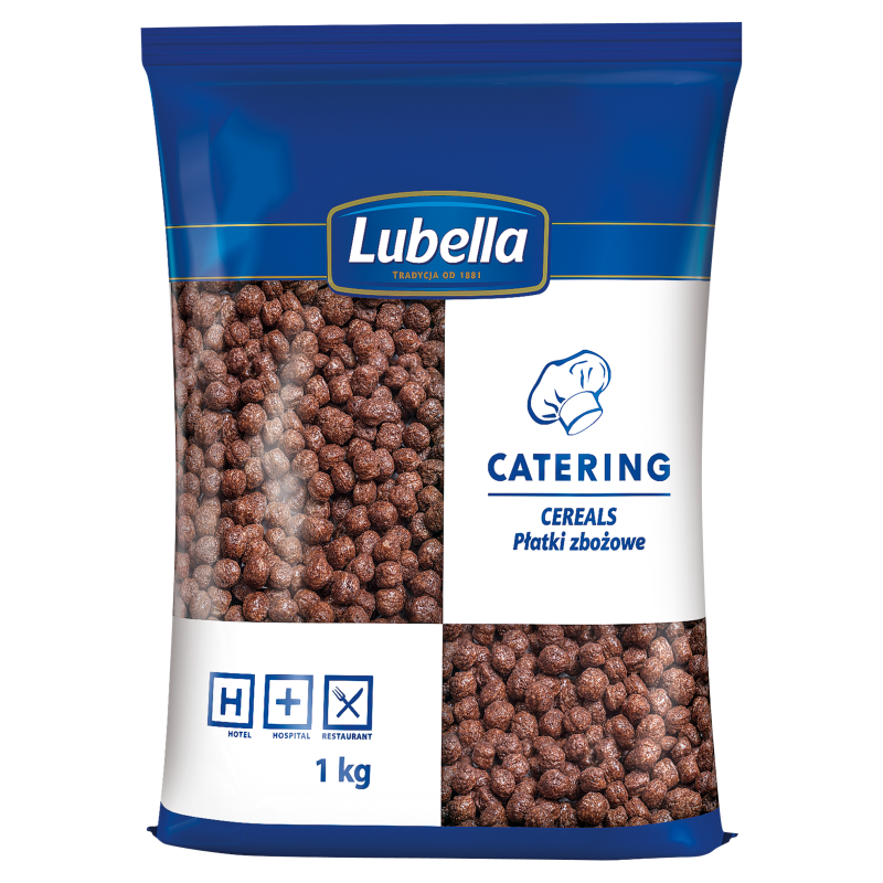 LUBELLA Catering Zbożowe kuleczki o smaku czekoladowym