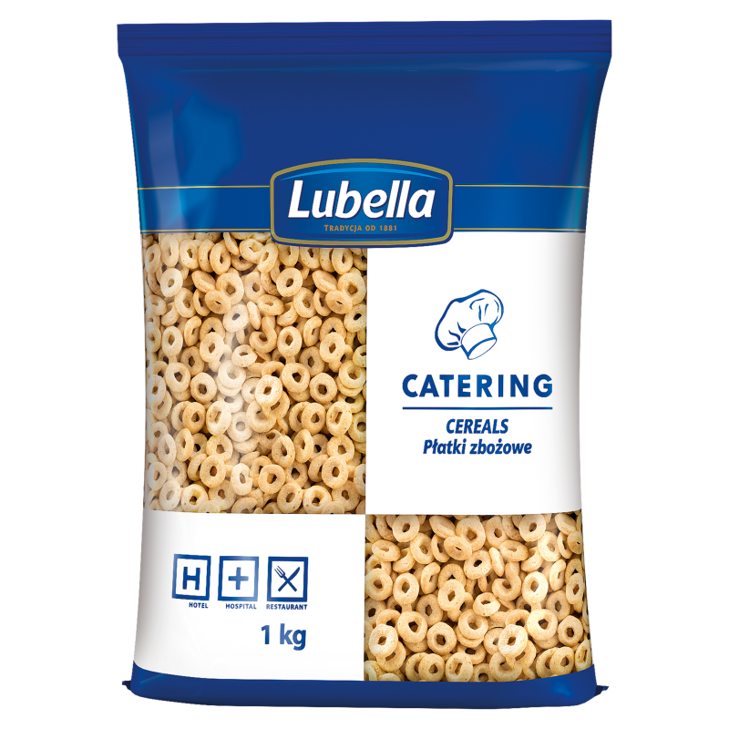 LUBELLA Catering Płatki zbożowe kółeczka miodowe