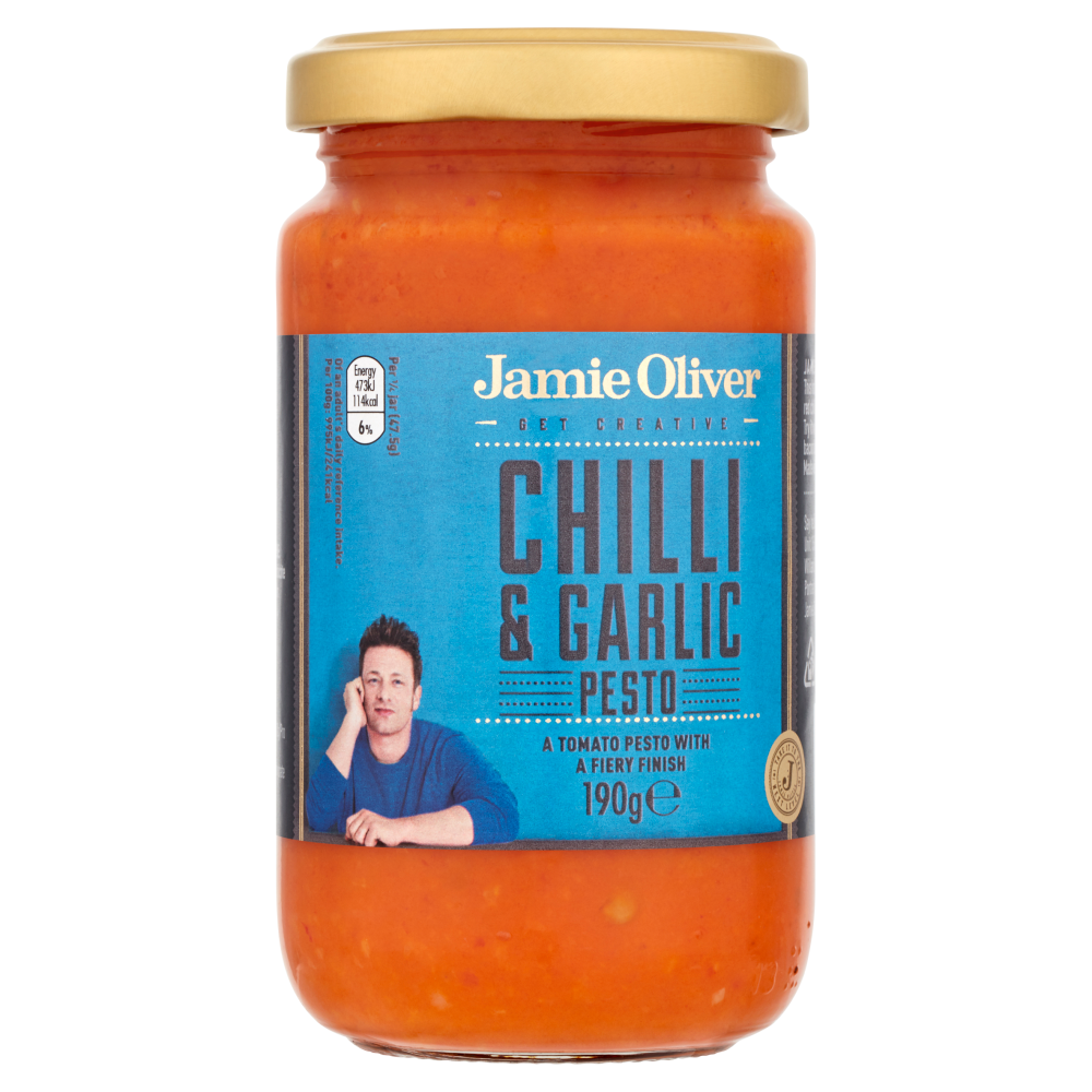 JAMIE OLIVER Pesto czerwone z chilli i czosnkiem