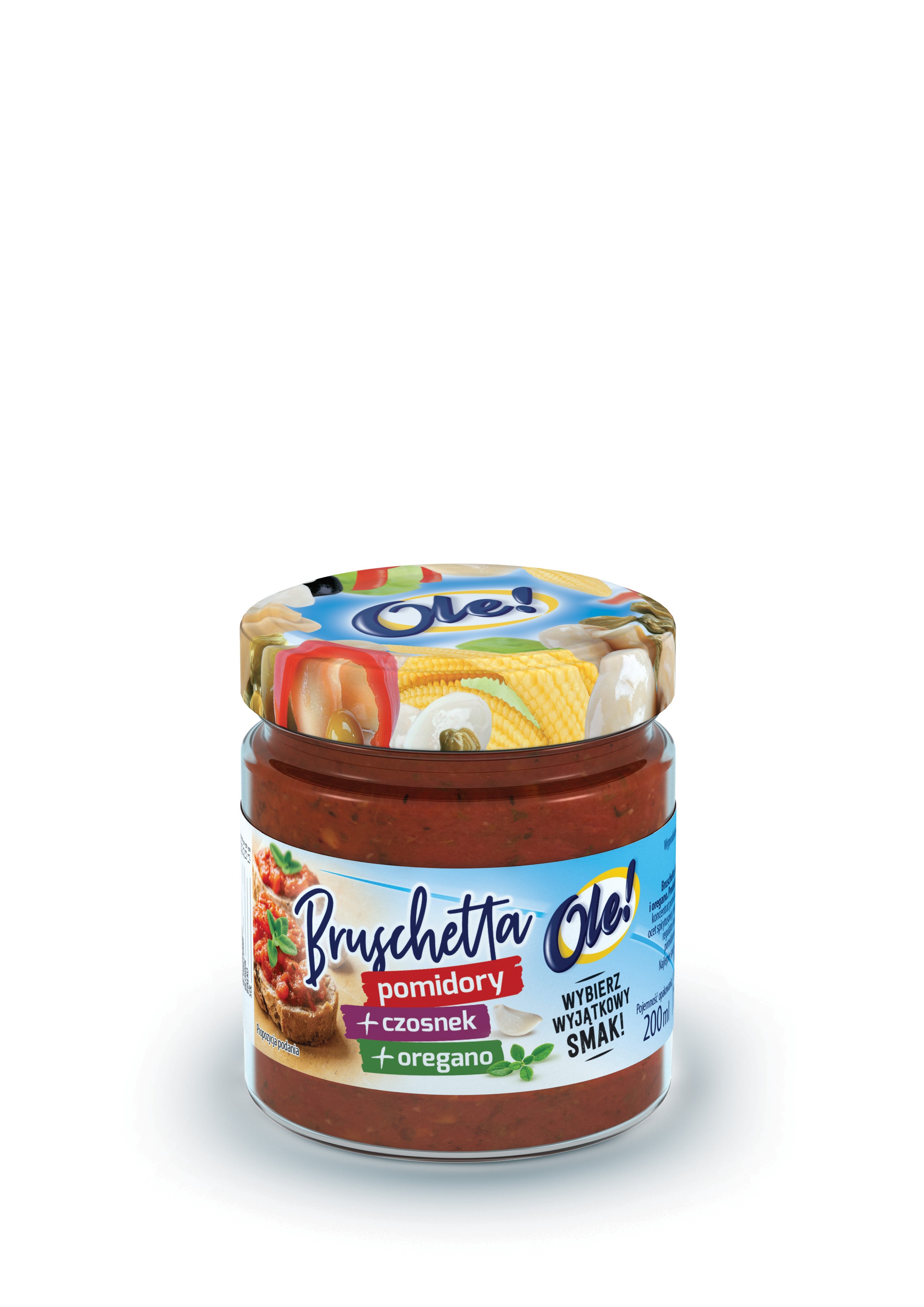 OLE! Bruschetta pomidorowa z czosnkiem i oregano