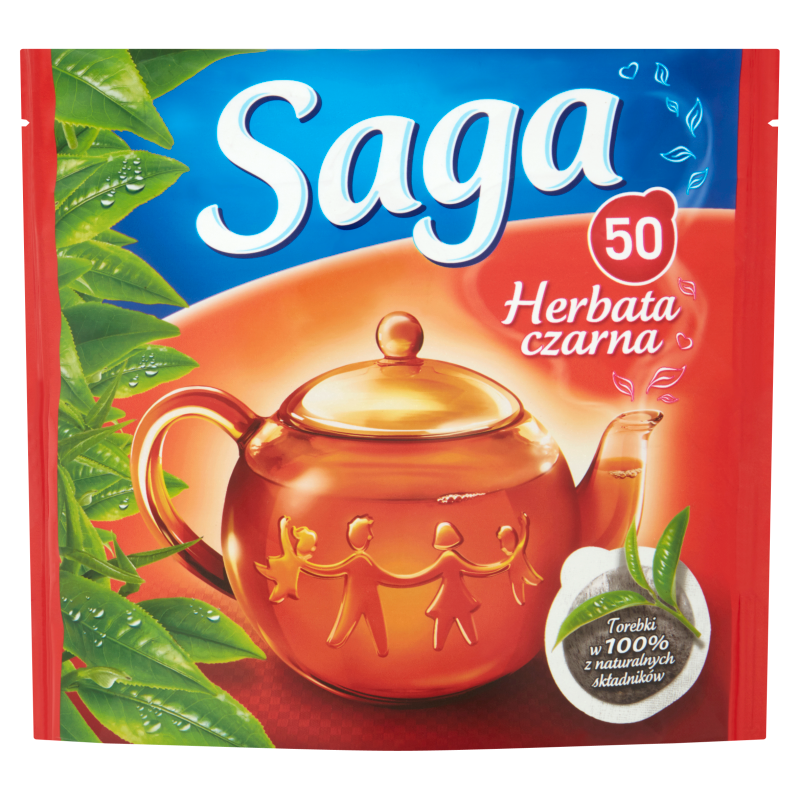 SAGA Herbata czarna 50 torebek ex. frisco.pl