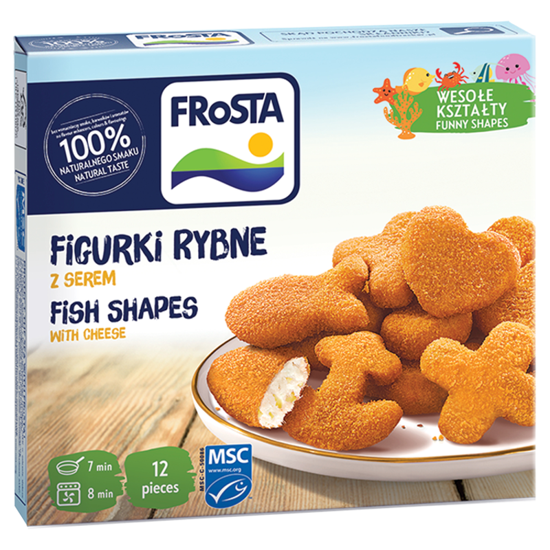 FROSTA Figurki rybne z serem