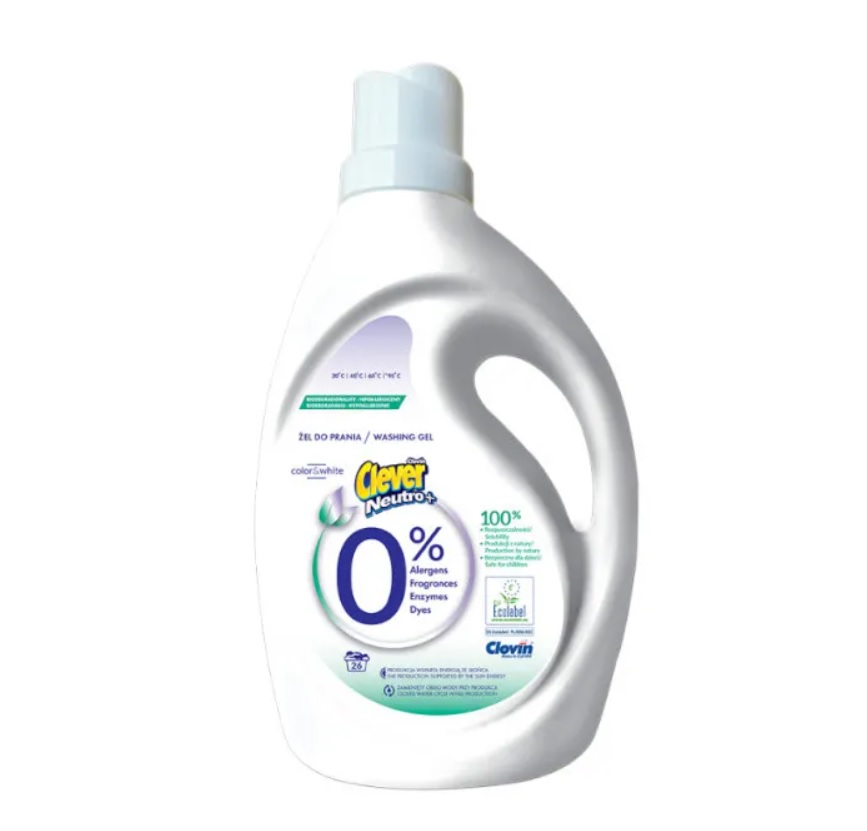Clever Neutro Hipoalergiczny żel do prania Color & White