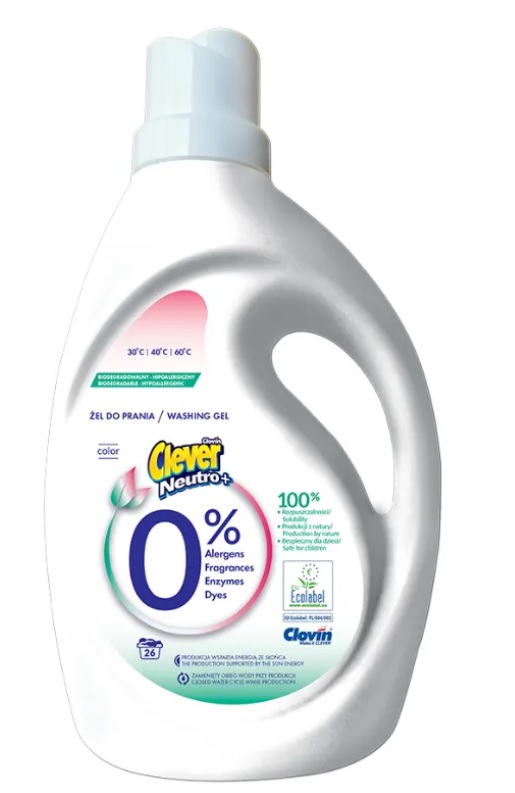 Clever Neutro Hipoalergiczny żel do prania Color