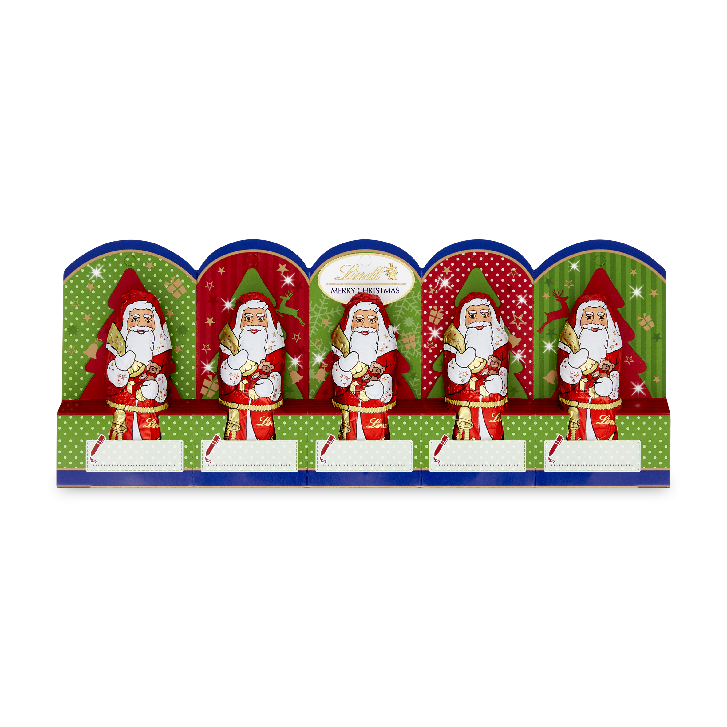 LINDT Mikołaje z czekolady 5x10g