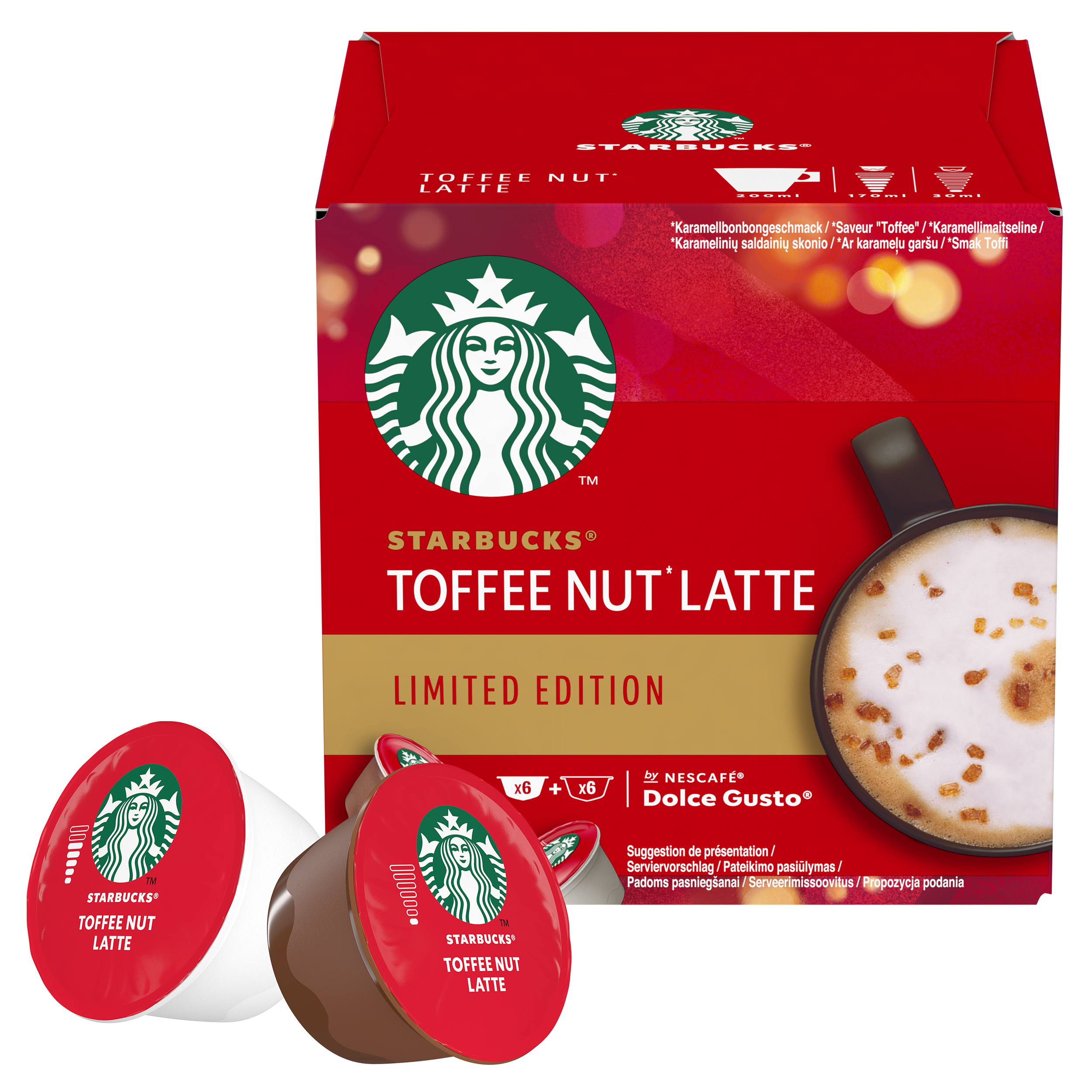 STARBUCKS Dolce Gusto Toffee Nut Latte (12 kapsułek) frisco.pl